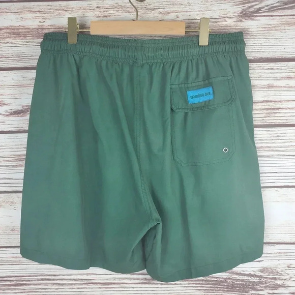 Bamboo Ave Mens XL Green/Teal Boundless Unlined Athletic Shorts #73 - Picture 7 of 12